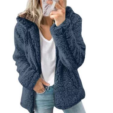 2022 Γυναικείο θερμικό παλτό από καθαρό μαλλί